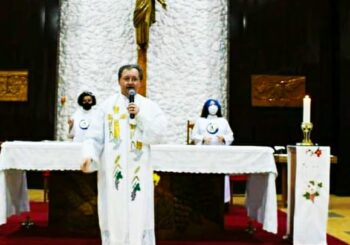 A Paróquia Santa Terezinha celebra os 26 anos de sacerdócio do  Padre  Estanislau Talma (SVD)