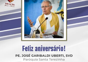 Missionário Verbita completa hoje 03/04/2023, 93 anos de idade