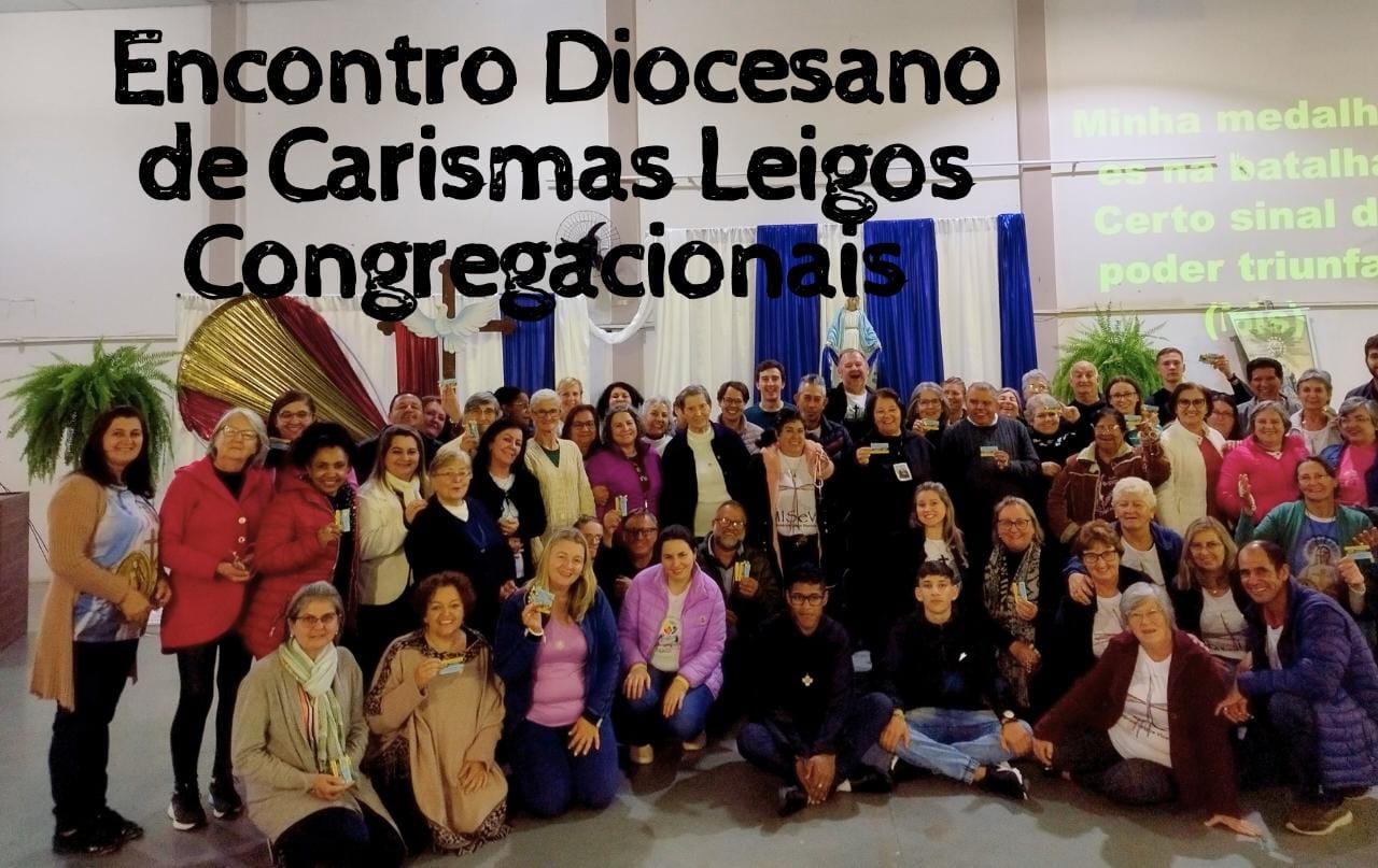 Leigos representam Congregação Verbita  no Encontro de Carismas Leigos Congregacionais da Diocese de Guarapuava,  em Prudentópolis